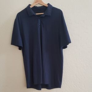Lululemon Athletica Deep Blue Polo Shirt